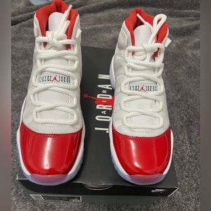 Jordan Retro 11s Cherry…. GRADE SCHOOL 7Y BRAND NEW NEVER WORN